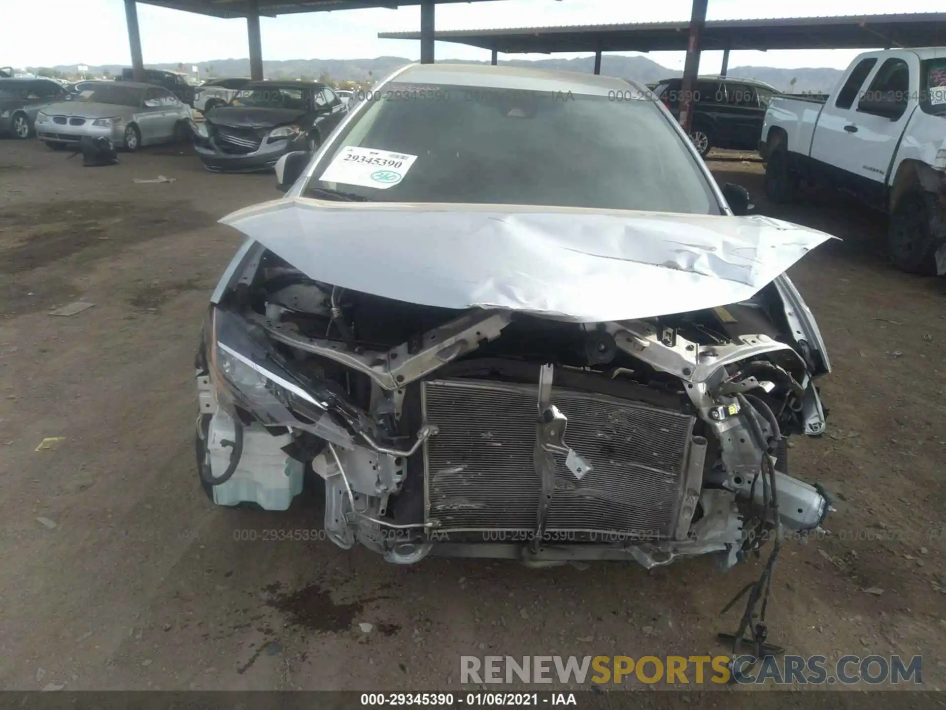 6 Photograph of a damaged car 2T1BURHE9KC233854 TOYOTA COROLLA 2019