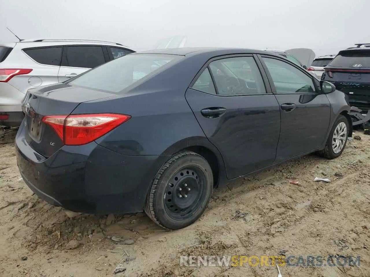 3 Photograph of a damaged car 2T1BURHE9KC237354 TOYOTA COROLLA 2019