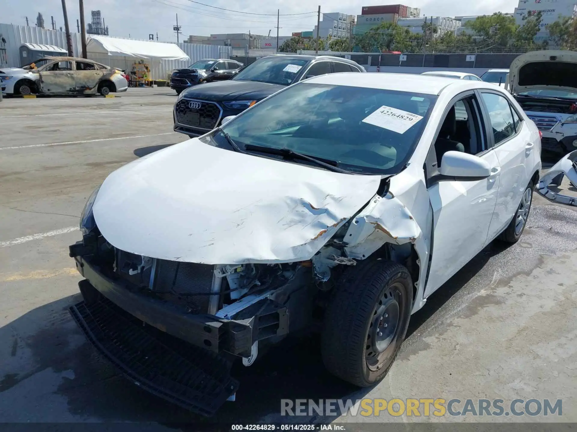 6 Photograph of a damaged car 2T1BURHE9KC239122 TOYOTA COROLLA 2019
