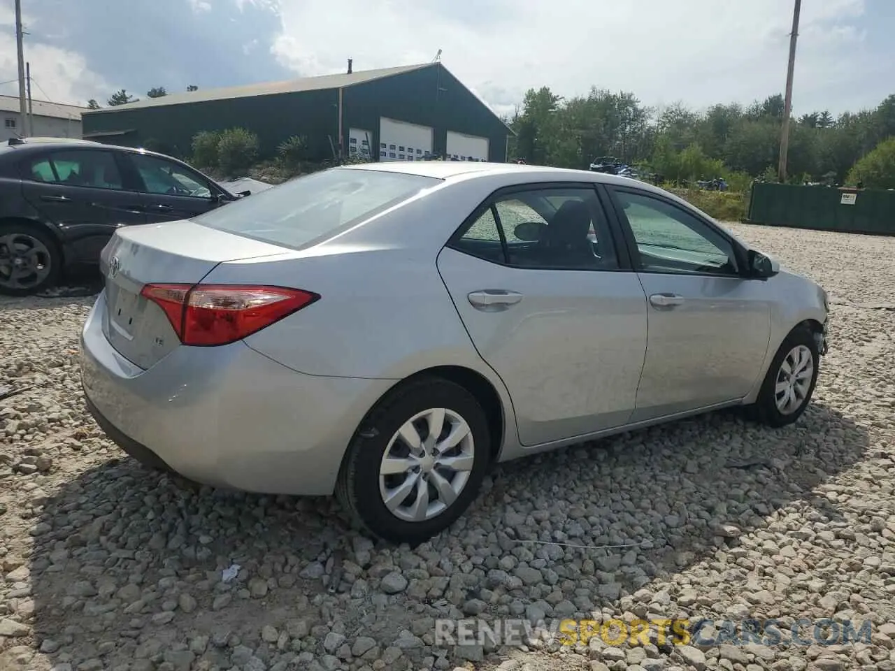 3 Photograph of a damaged car 2T1BURHE9KC239198 TOYOTA COROLLA 2019