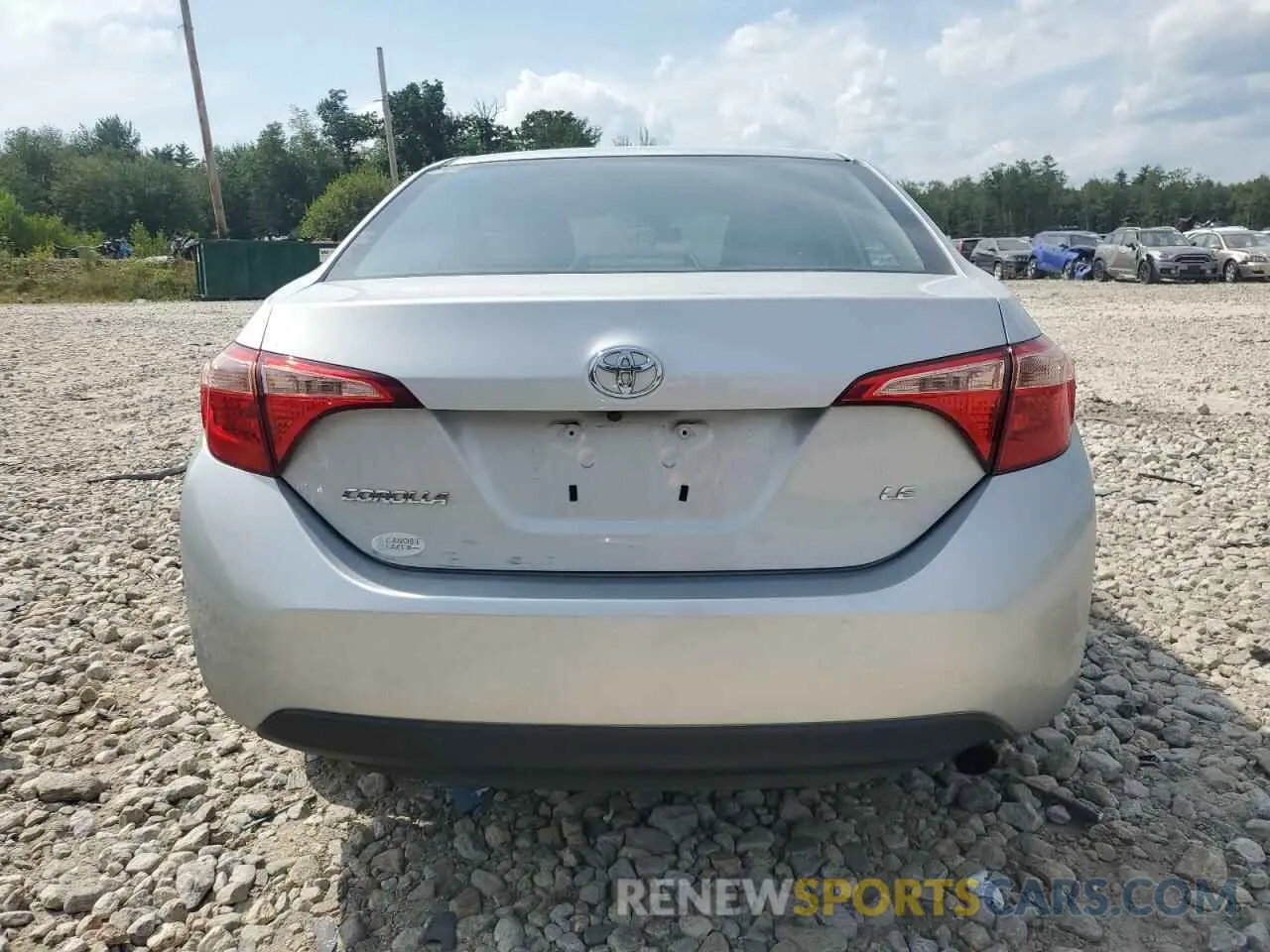 6 Photograph of a damaged car 2T1BURHE9KC239198 TOYOTA COROLLA 2019