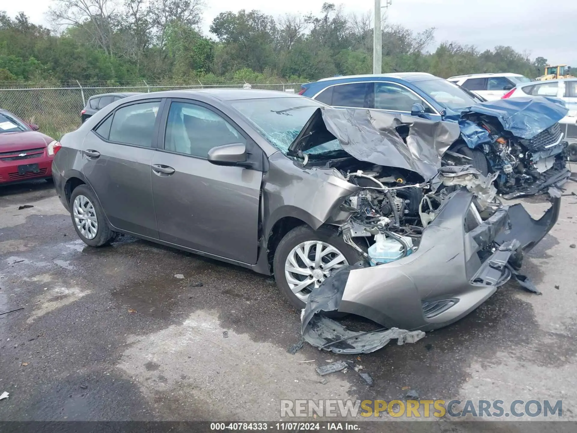 1 Photograph of a damaged car 2T1BURHE9KC241596 TOYOTA COROLLA 2019