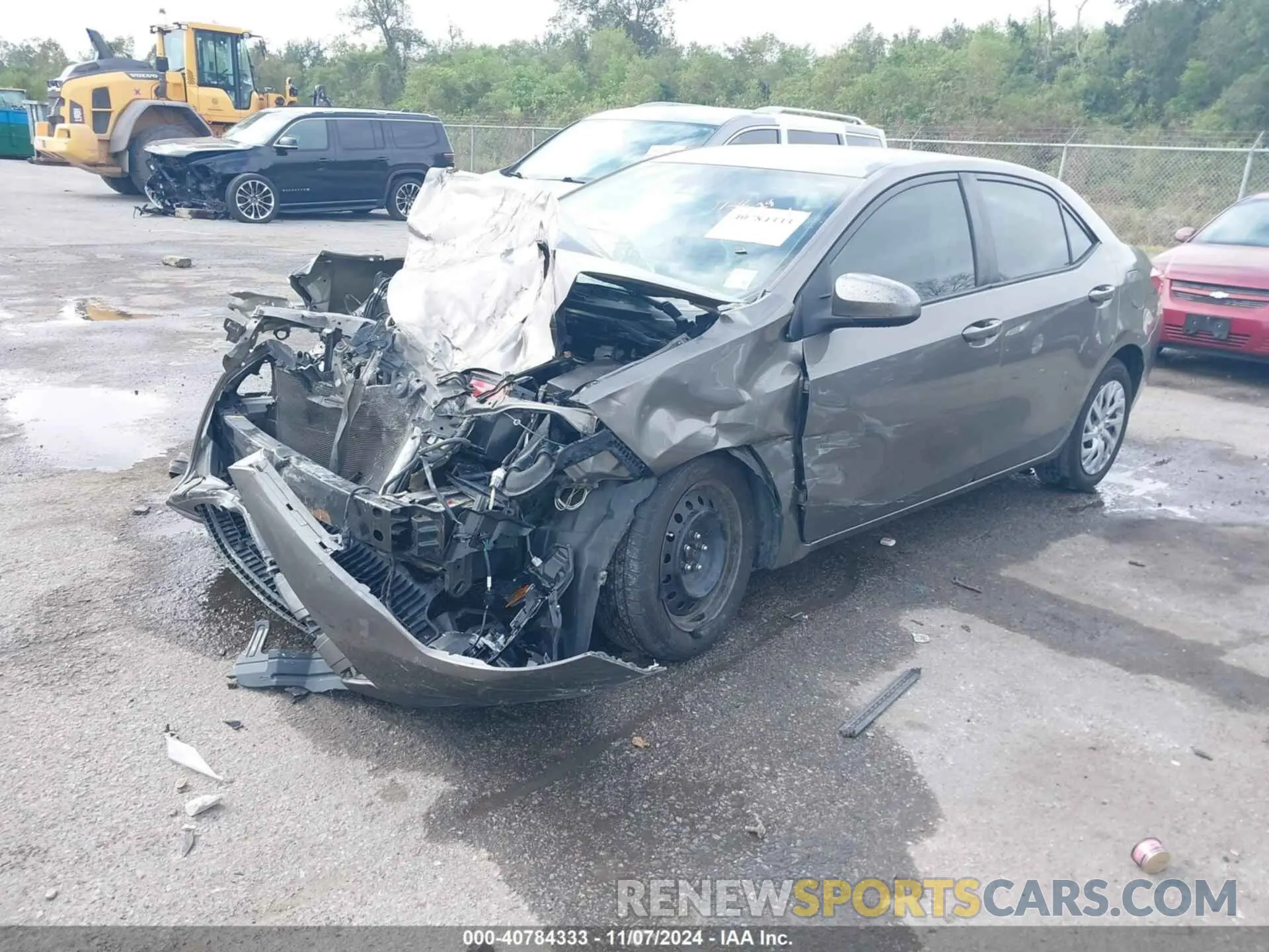 2 Photograph of a damaged car 2T1BURHE9KC241596 TOYOTA COROLLA 2019