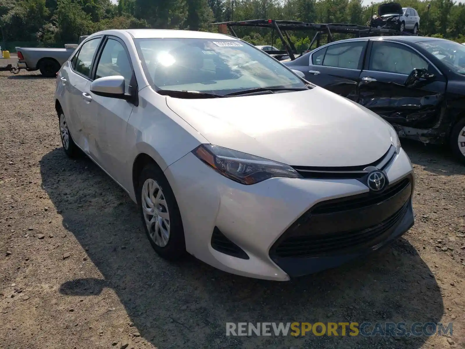 1 Photograph of a damaged car 2T1BURHE9KC242439 TOYOTA COROLLA 2019