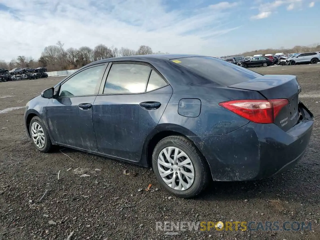 2 Photograph of a damaged car 2T1BURHE9KC245695 TOYOTA COROLLA 2019