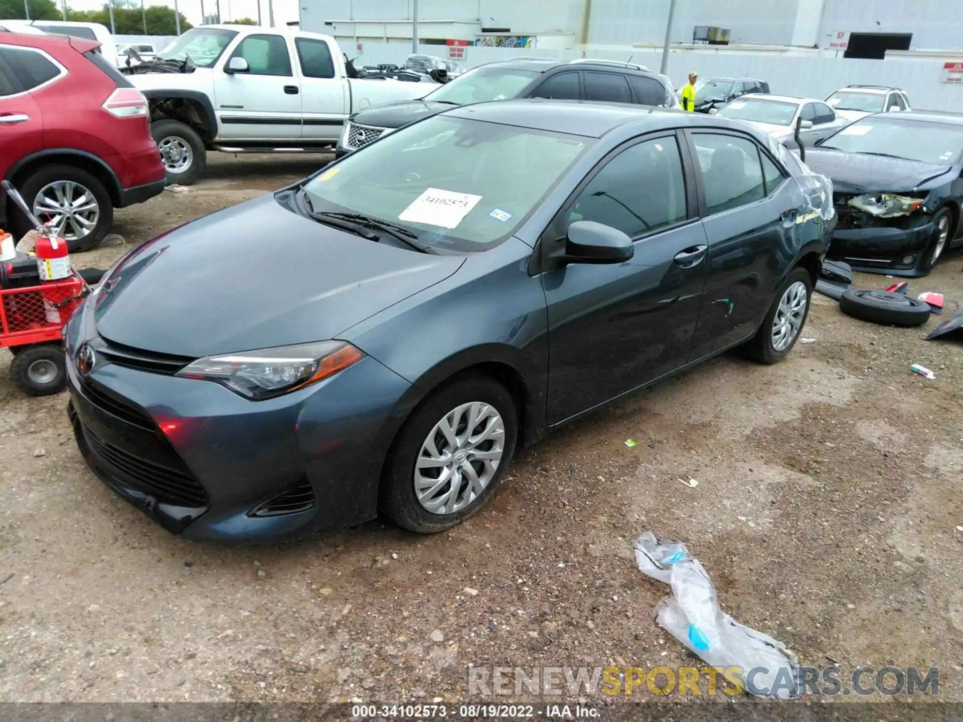 2 Photograph of a damaged car 2T1BURHEXKC125601 TOYOTA COROLLA 2019