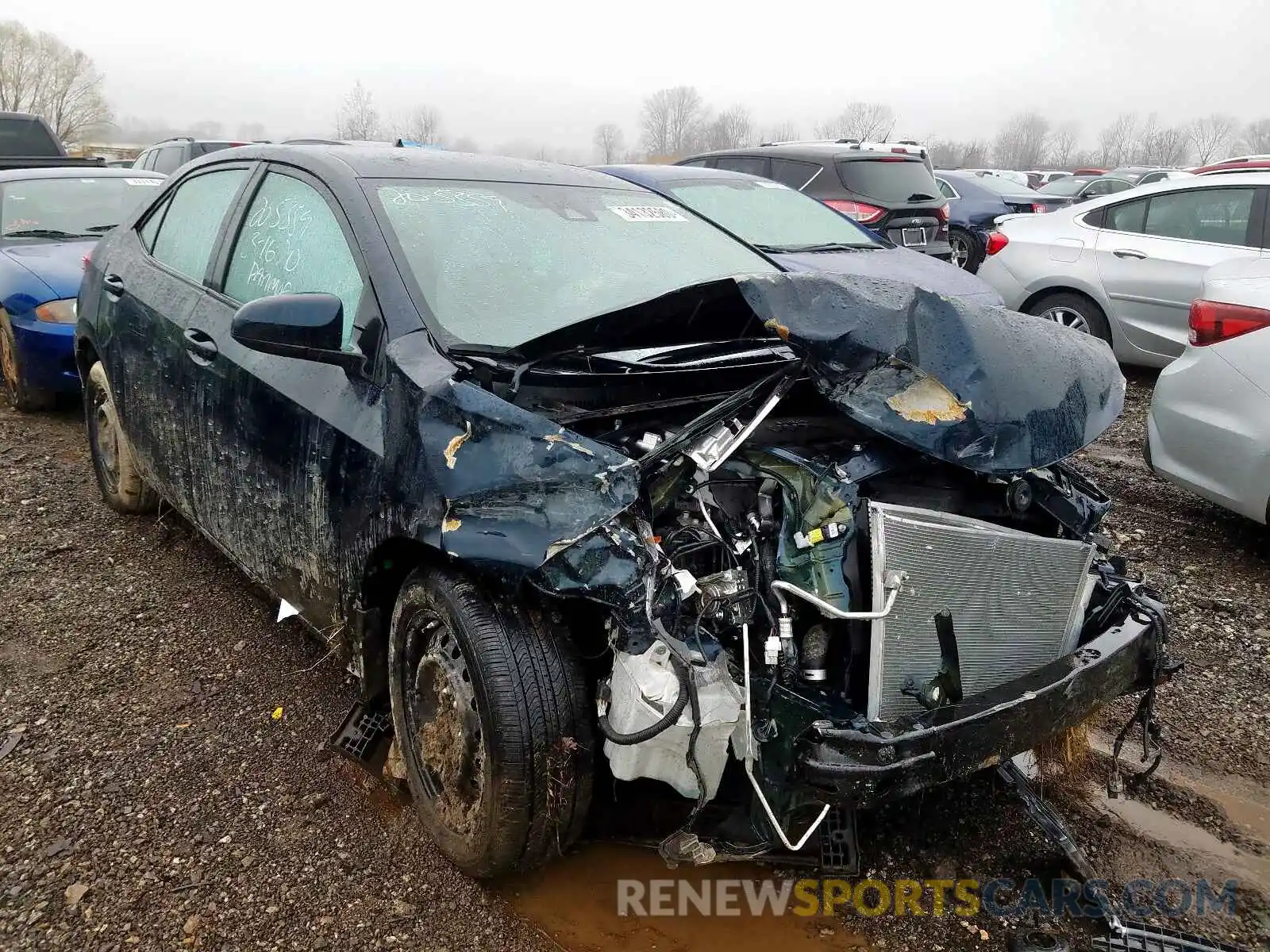 1 Photograph of a damaged car 2T1BURHEXKC127123 TOYOTA COROLLA 2019