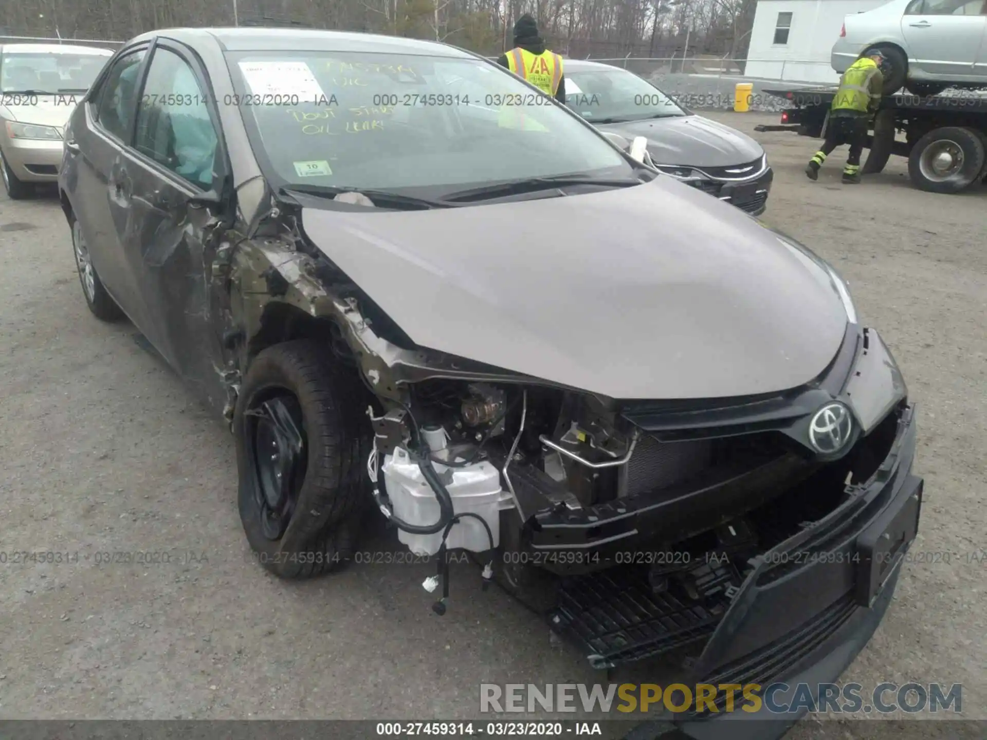 6 Photograph of a damaged car 2T1BURHEXKC127901 TOYOTA COROLLA 2019