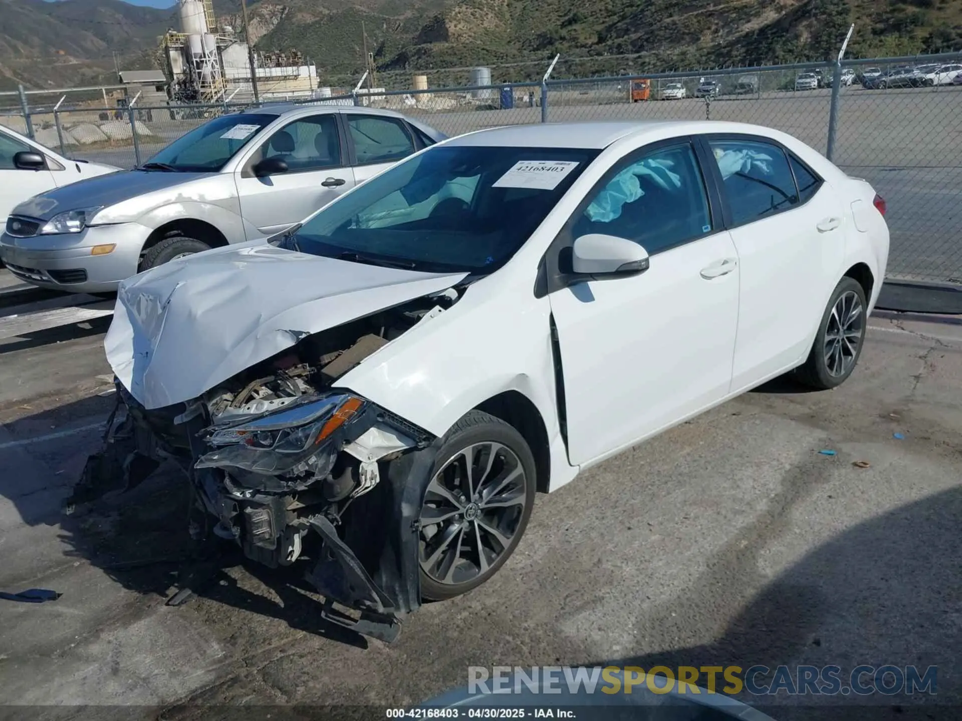 2 Photograph of a damaged car 2T1BURHEXKC128028 TOYOTA COROLLA 2019