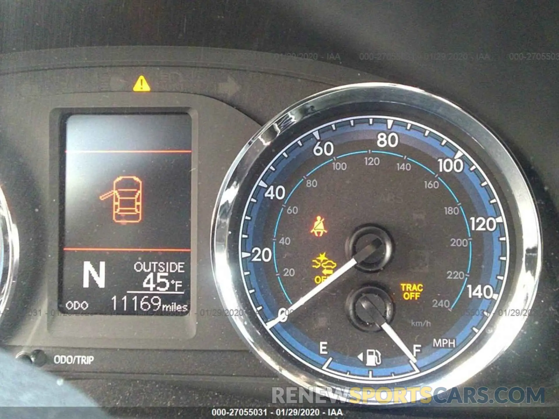 7 Photograph of a damaged car 2T1BURHEXKC128465 TOYOTA COROLLA 2019