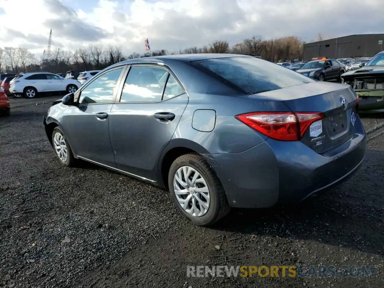 2 Photograph of a damaged car 2T1BURHEXKC128675 TOYOTA COROLLA 2019
