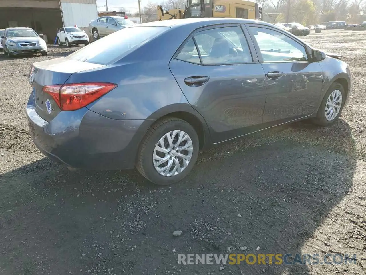 3 Photograph of a damaged car 2T1BURHEXKC128675 TOYOTA COROLLA 2019