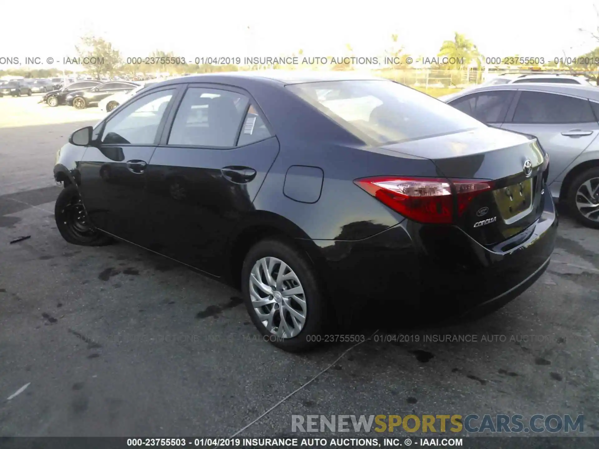 3 Photograph of a damaged car 2T1BURHEXKC128885 TOYOTA COROLLA 2019