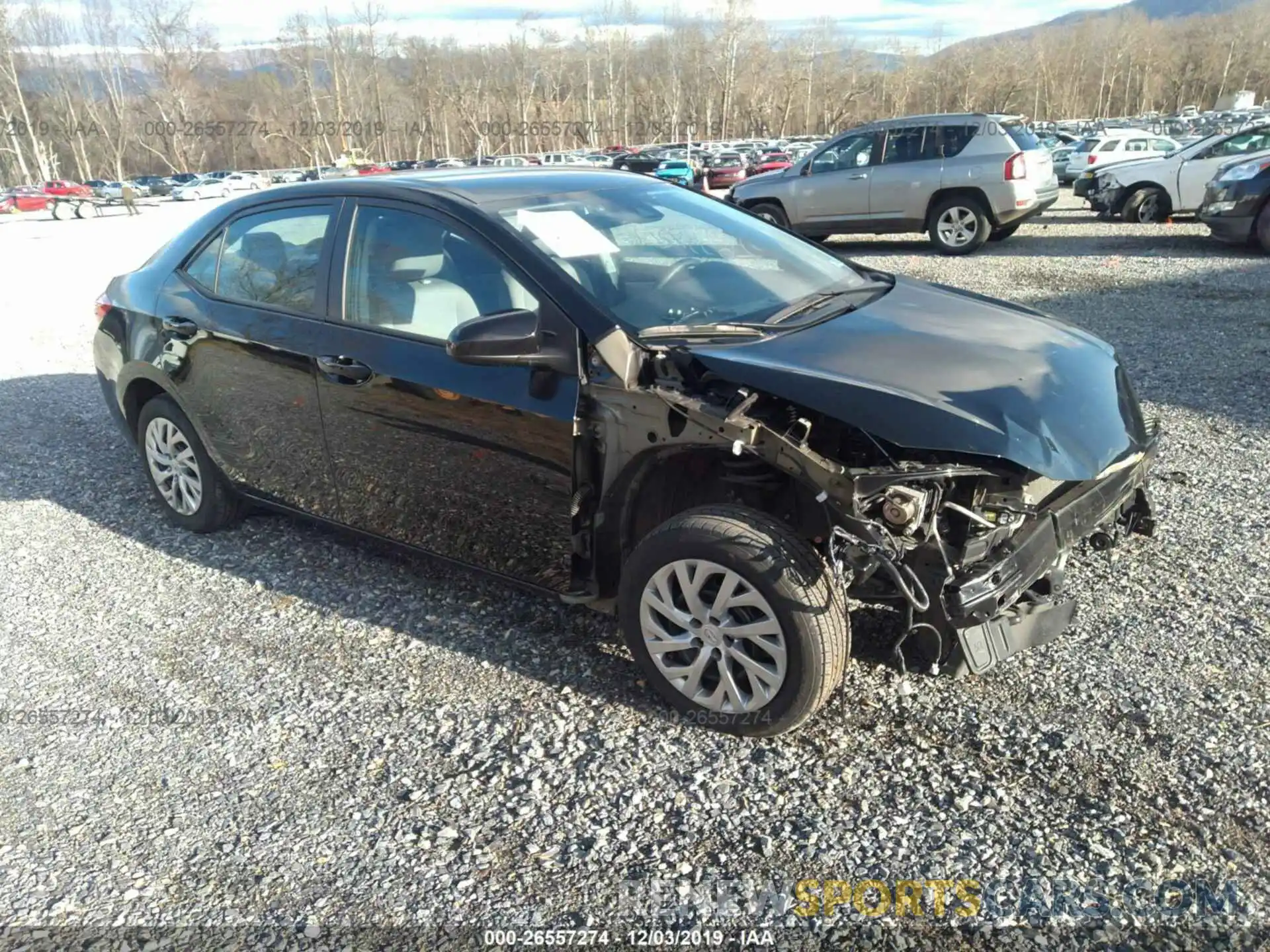 1 Photograph of a damaged car 2T1BURHEXKC130054 TOYOTA COROLLA 2019