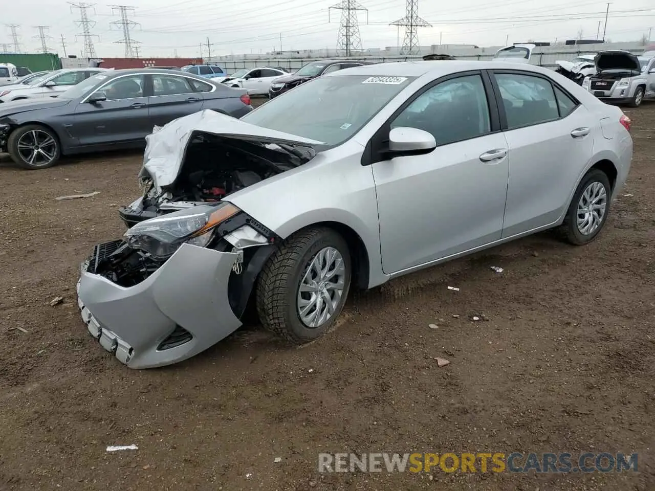 1 Photograph of a damaged car 2T1BURHEXKC132399 TOYOTA COROLLA 2019