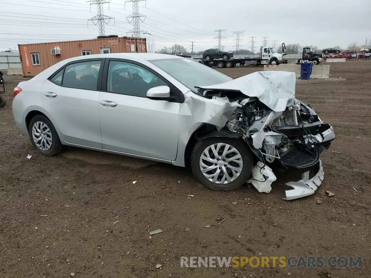 4 Photograph of a damaged car 2T1BURHEXKC132399 TOYOTA COROLLA 2019