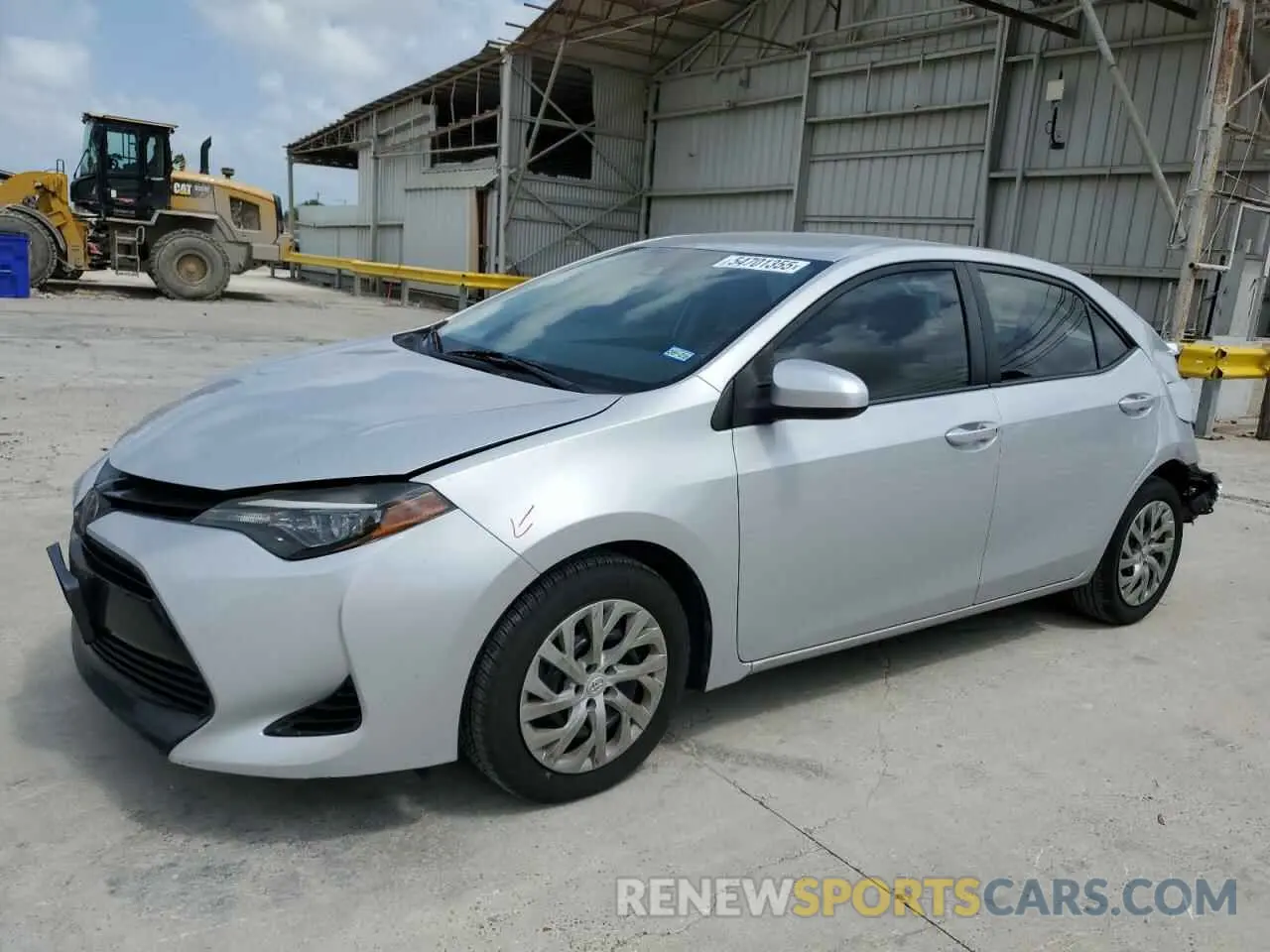 1 Photograph of a damaged car 2T1BURHEXKC135738 TOYOTA COROLLA 2019