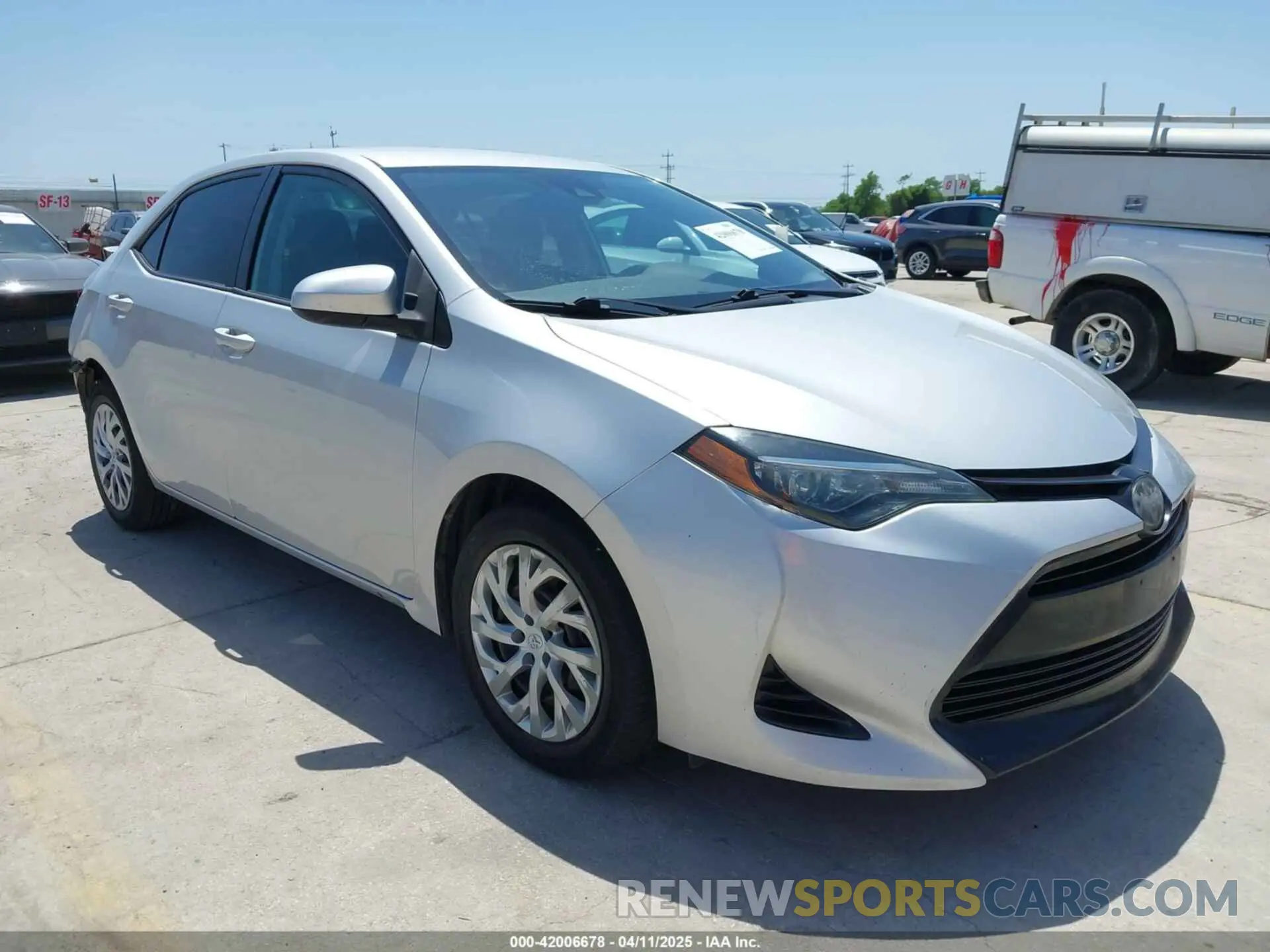 1 Photograph of a damaged car 2T1BURHEXKC137649 TOYOTA COROLLA 2019