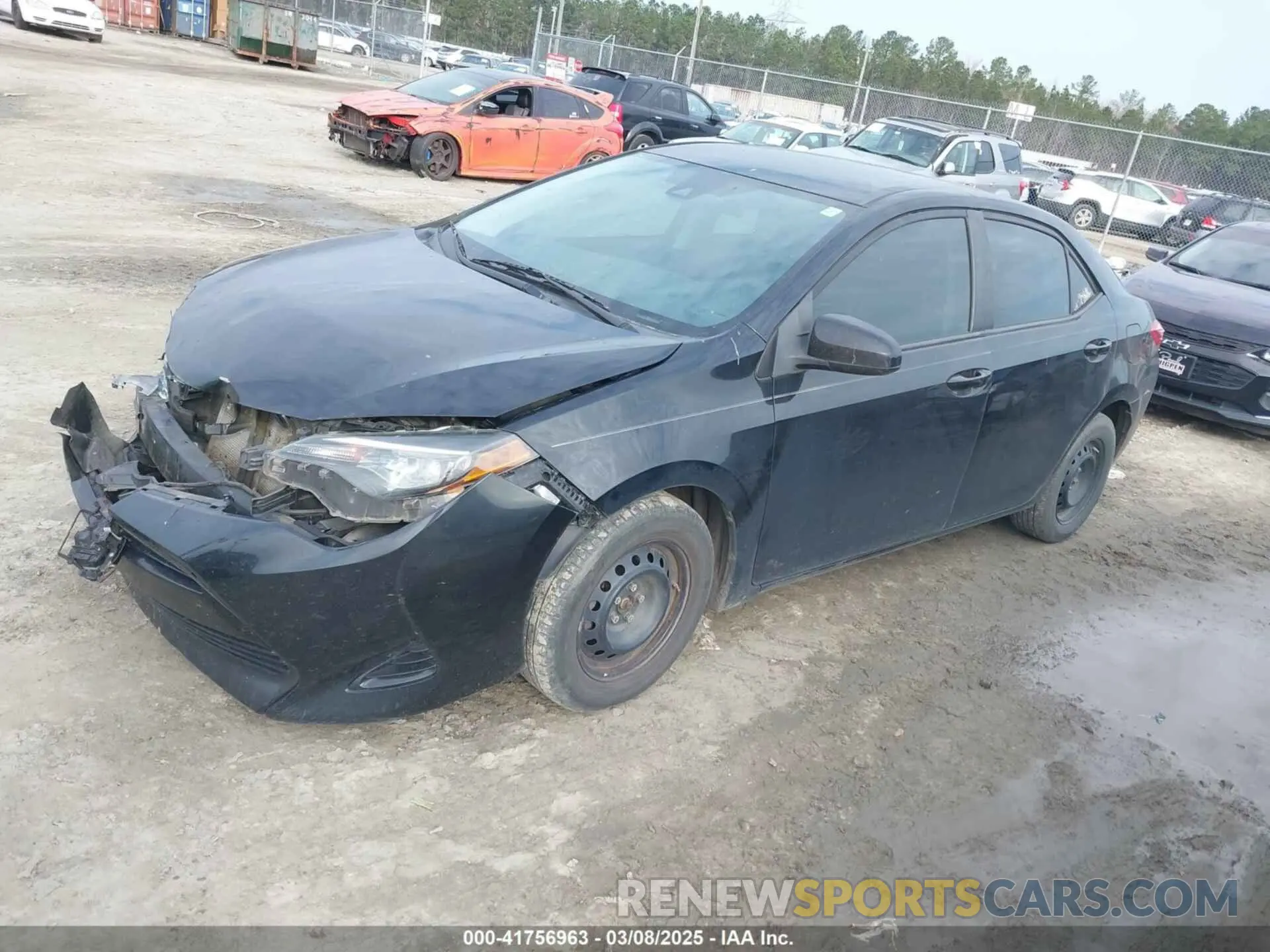 2 Photograph of a damaged car 2T1BURHEXKC138753 TOYOTA COROLLA 2019
