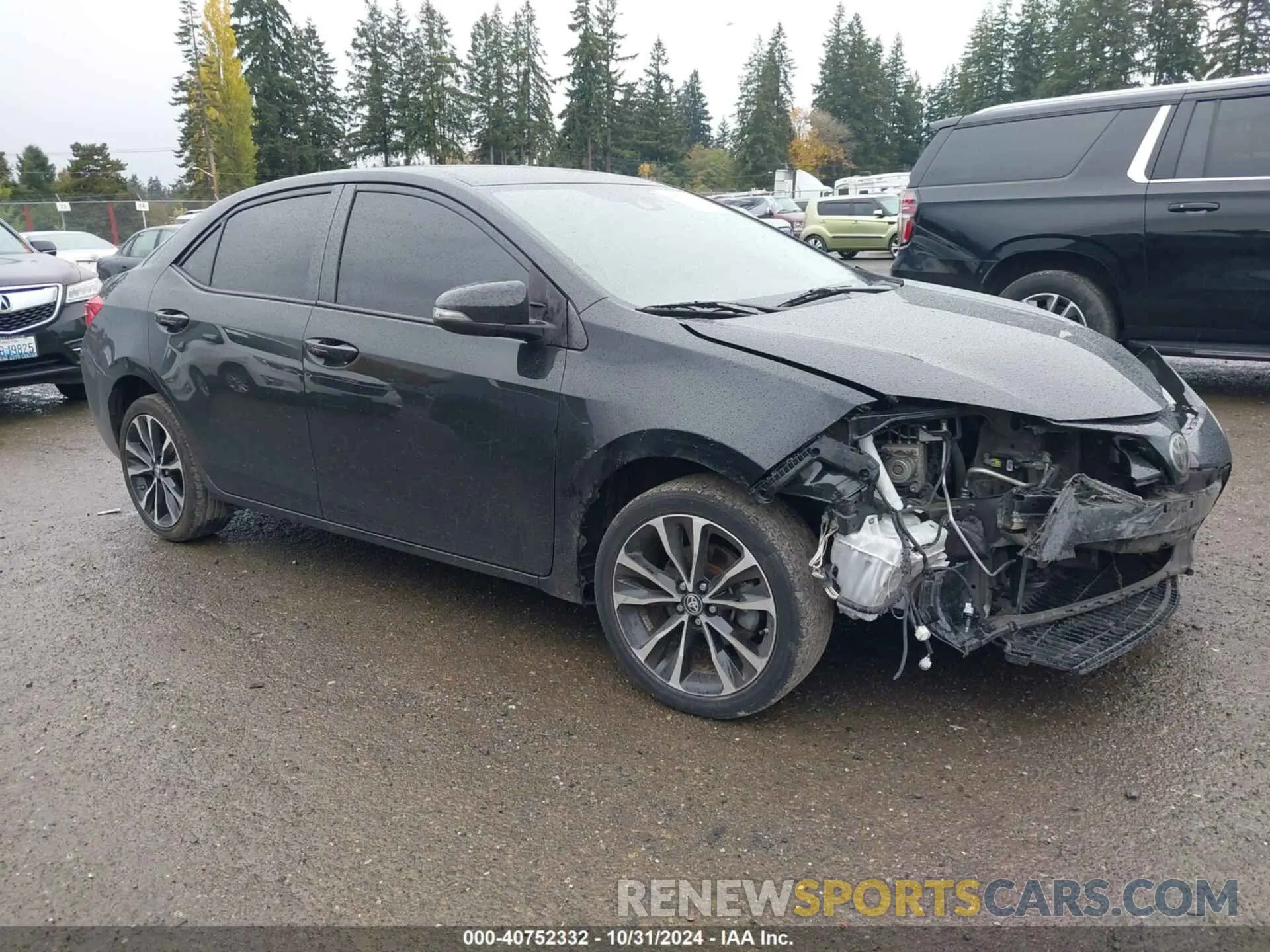1 Photograph of a damaged car 2T1BURHEXKC139868 TOYOTA COROLLA 2019