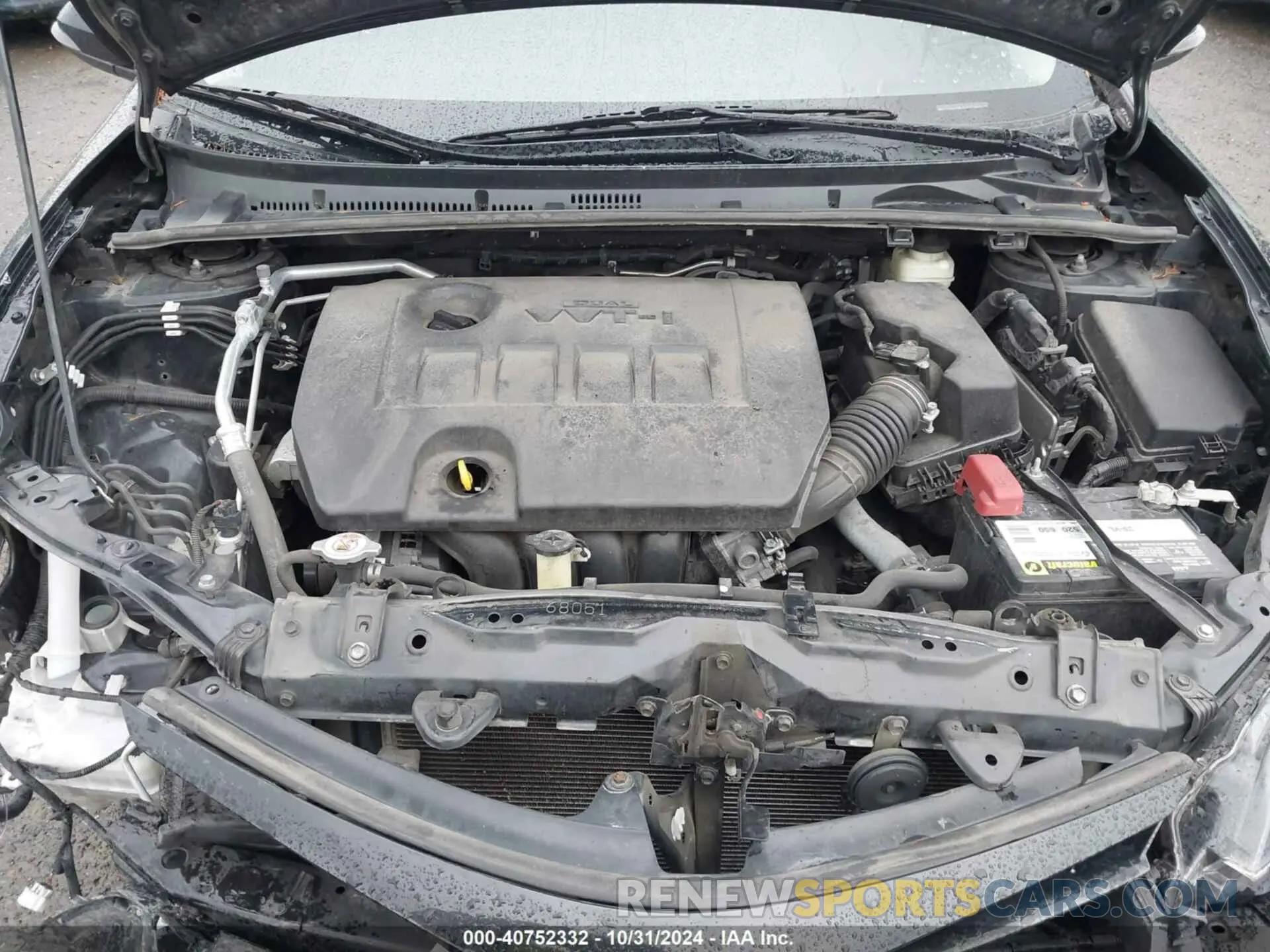 10 Photograph of a damaged car 2T1BURHEXKC139868 TOYOTA COROLLA 2019