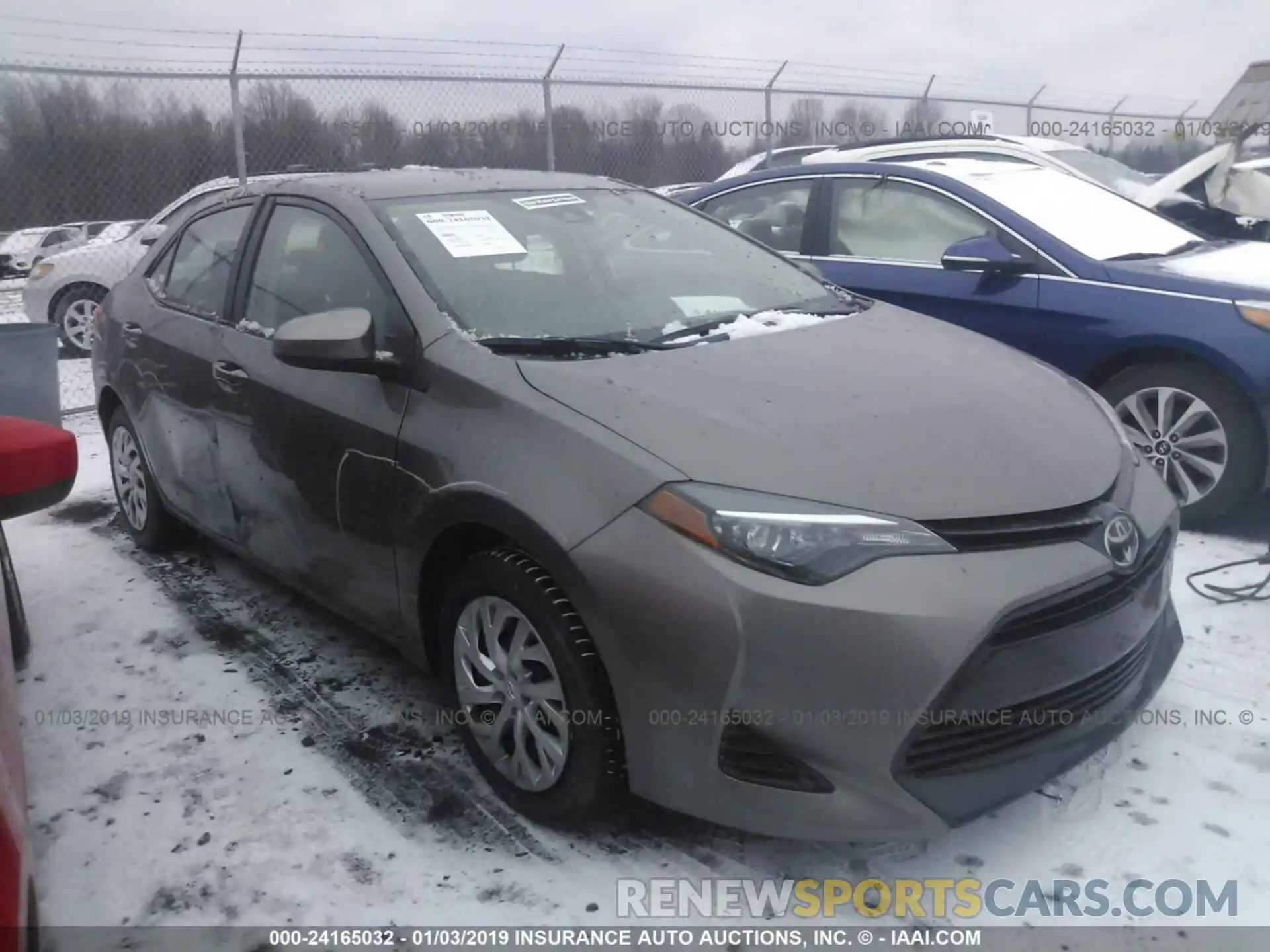 1 Photograph of a damaged car 2T1BURHEXKC142611 TOYOTA COROLLA 2019