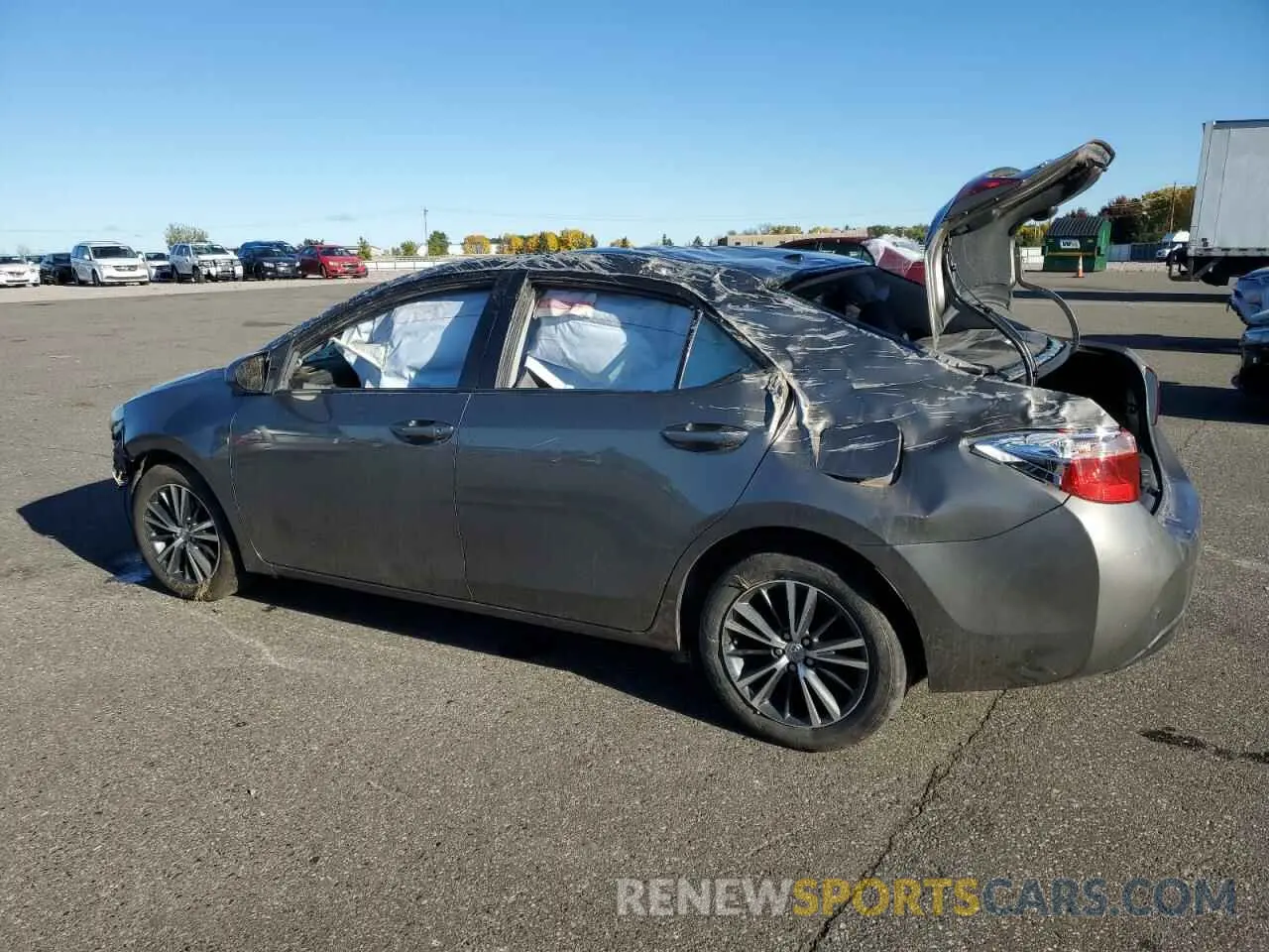 2 Photograph of a damaged car 2T1BURHEXKC143404 TOYOTA COROLLA 2019