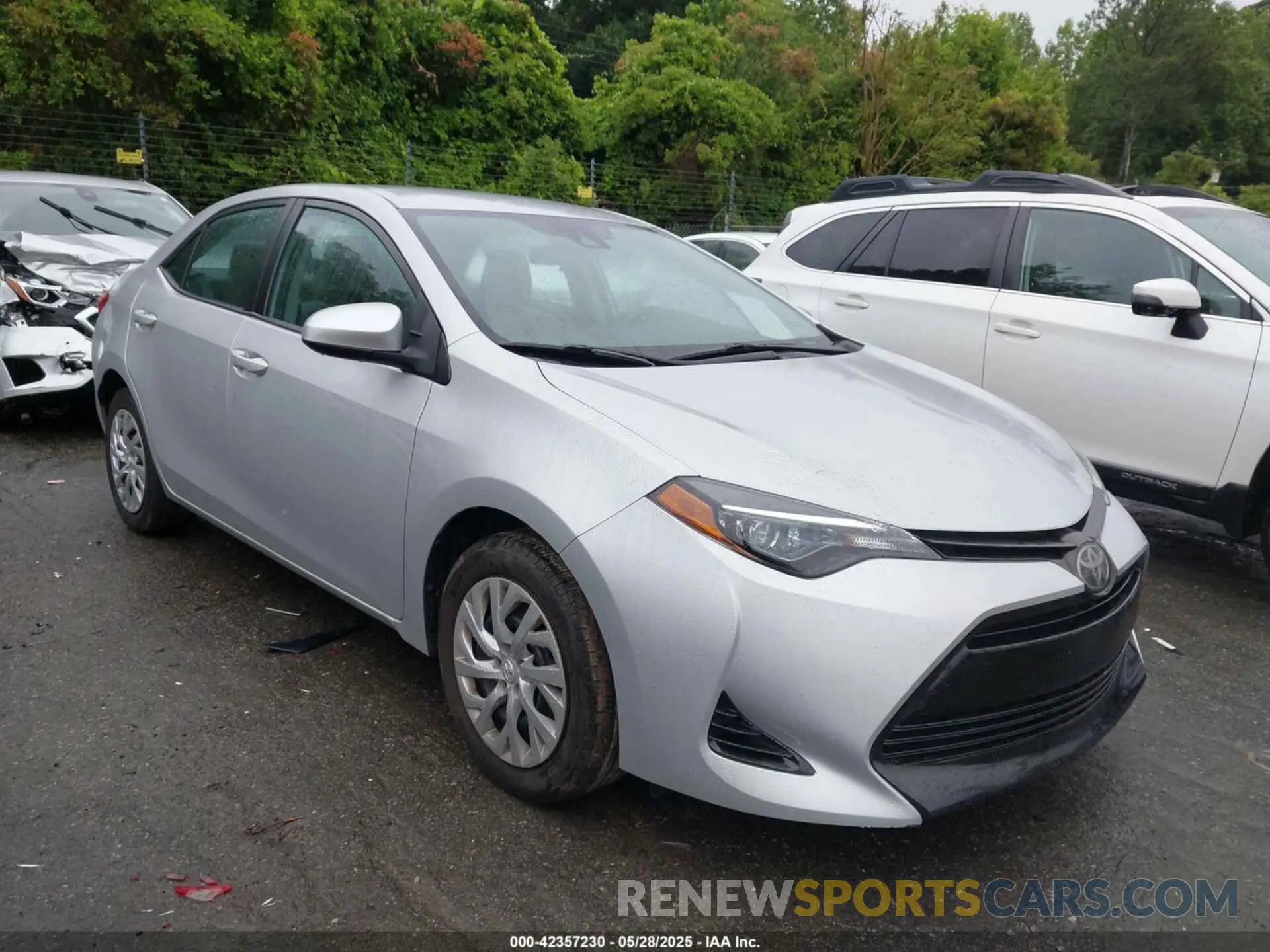 1 Photograph of a damaged car 2T1BURHEXKC143757 TOYOTA COROLLA 2019