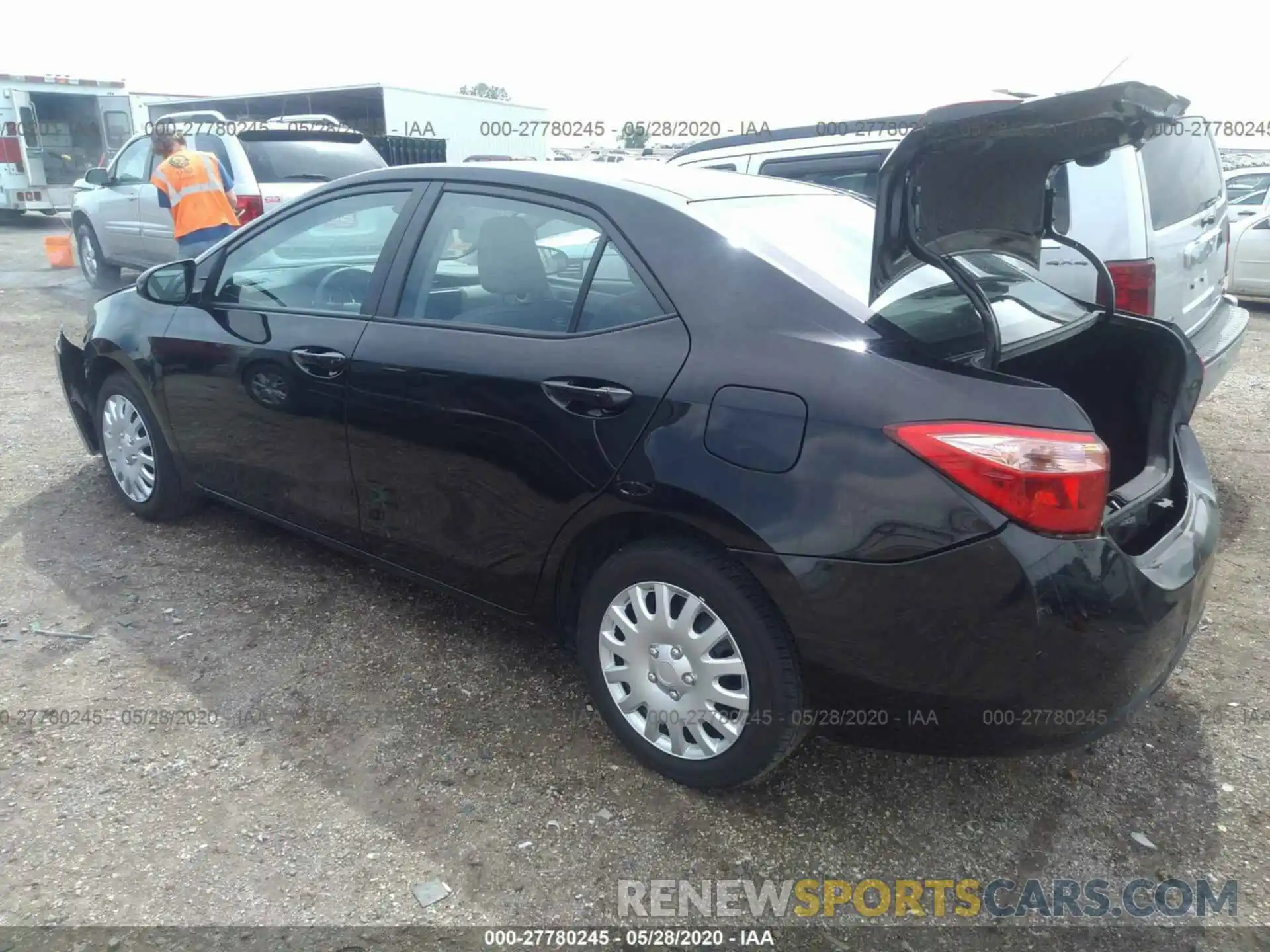 3 Photograph of a damaged car 2T1BURHEXKC143905 TOYOTA COROLLA 2019