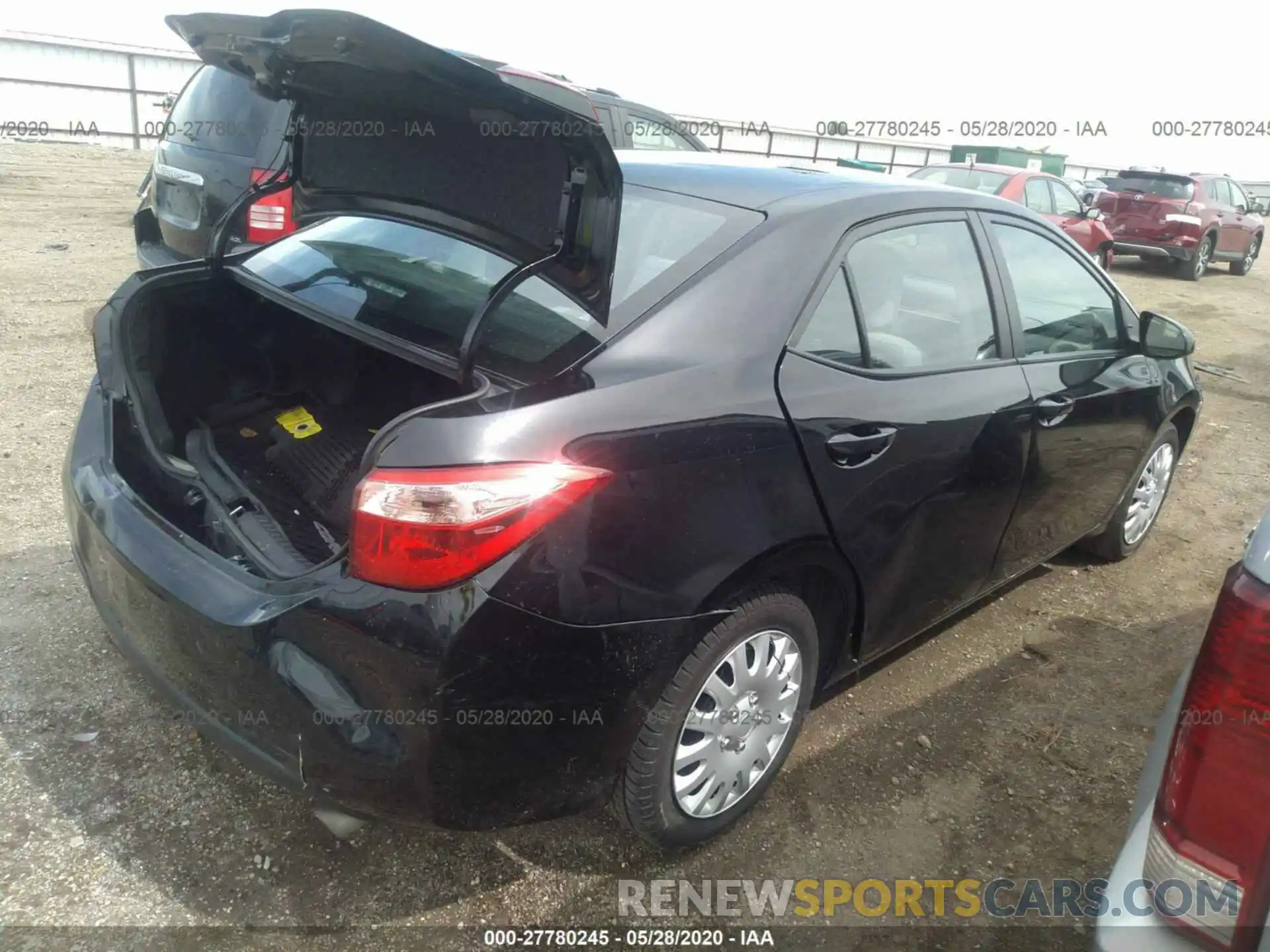 4 Photograph of a damaged car 2T1BURHEXKC143905 TOYOTA COROLLA 2019