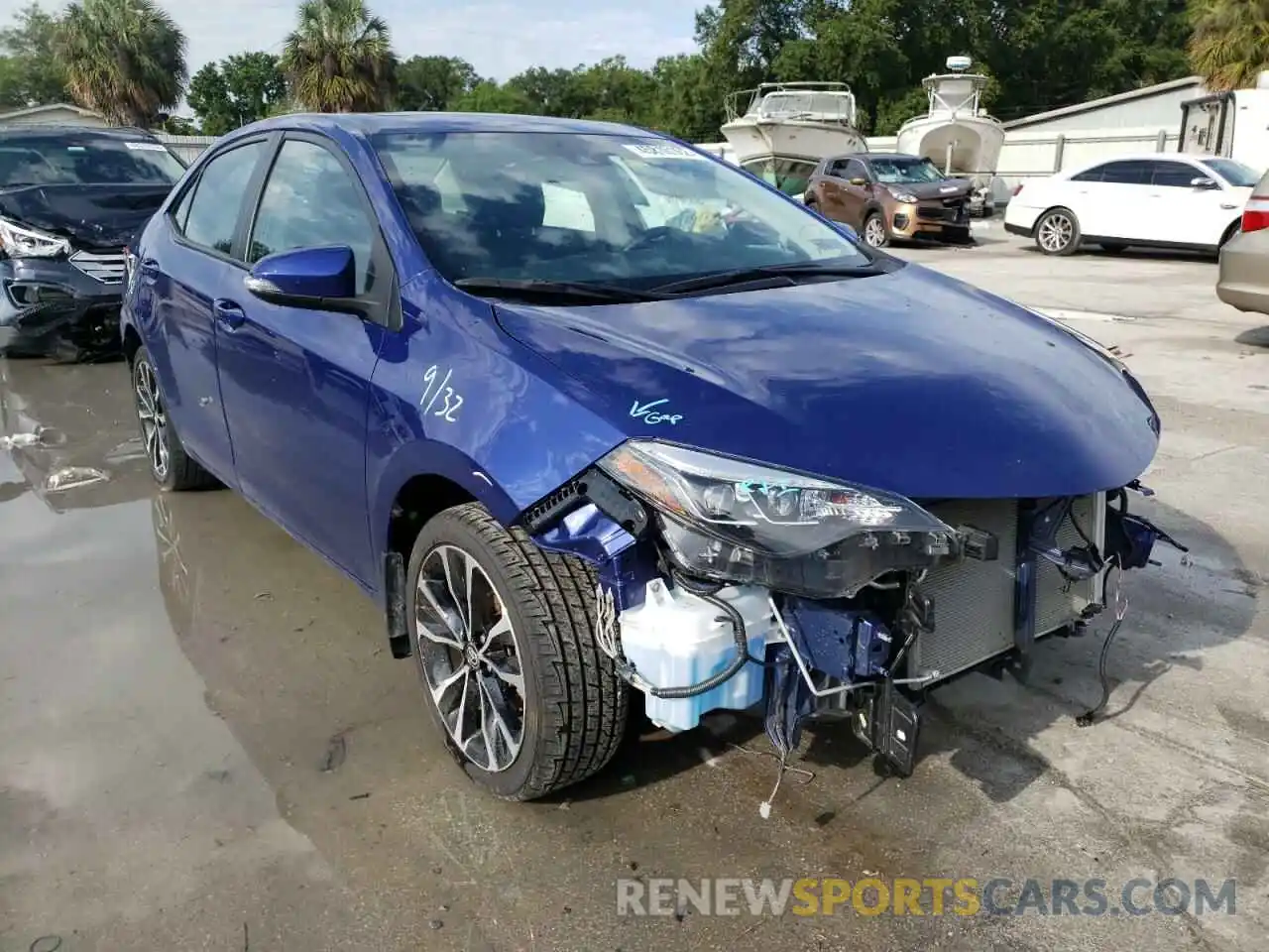 1 Photograph of a damaged car 2T1BURHEXKC143936 TOYOTA COROLLA 2019