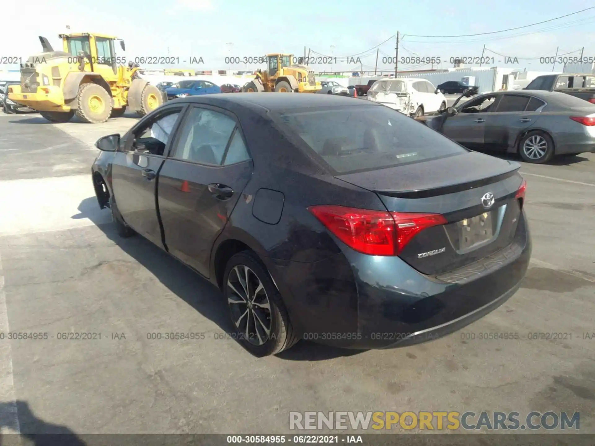 3 Photograph of a damaged car 2T1BURHEXKC145928 TOYOTA COROLLA 2019