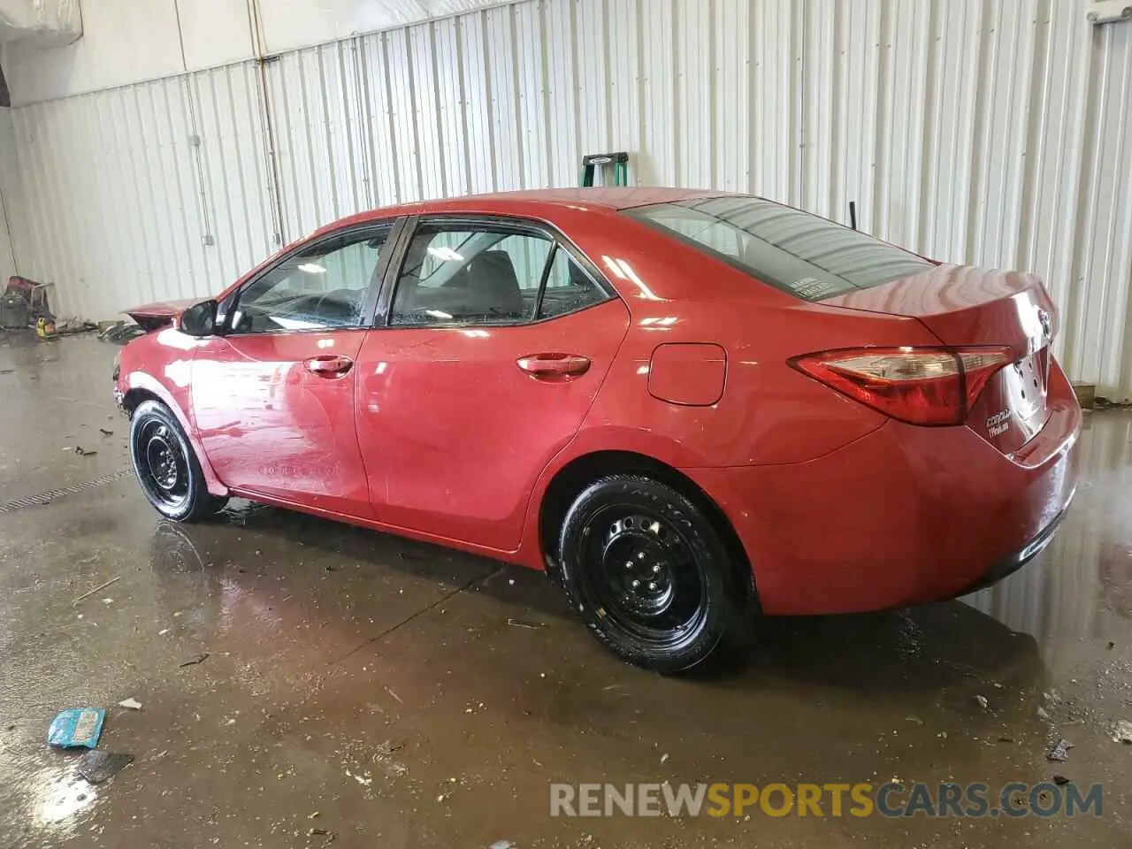 2 Photograph of a damaged car 2T1BURHEXKC148912 TOYOTA COROLLA 2019