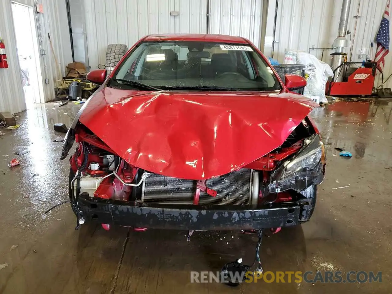 5 Photograph of a damaged car 2T1BURHEXKC148912 TOYOTA COROLLA 2019