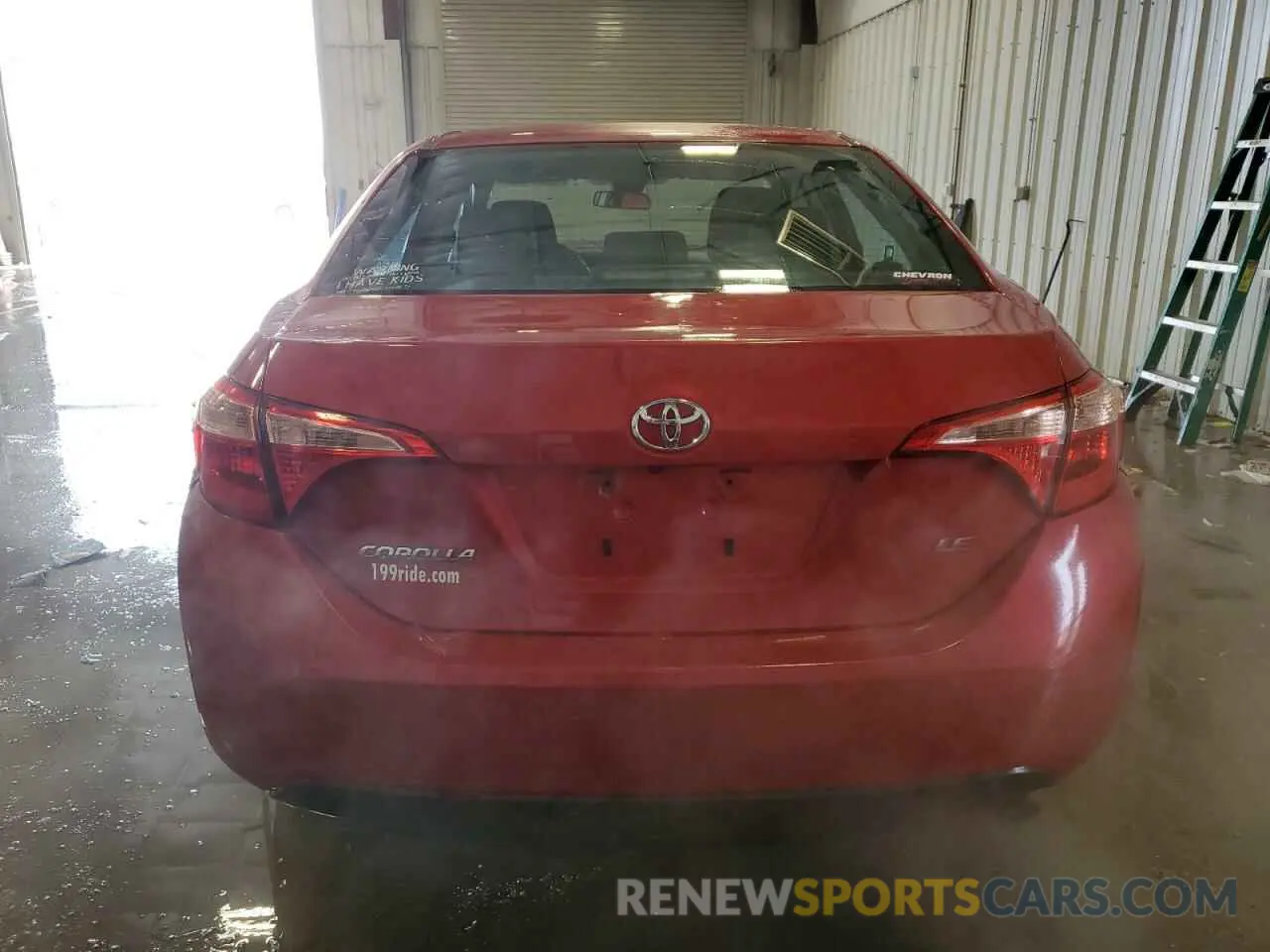 6 Photograph of a damaged car 2T1BURHEXKC148912 TOYOTA COROLLA 2019