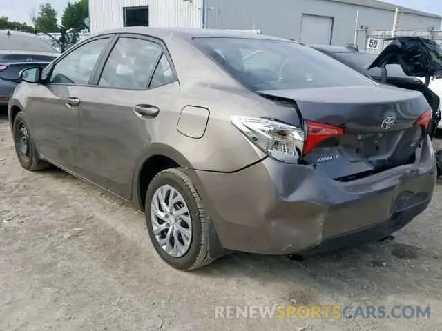 3 Photograph of a damaged car 2T1BURHEXKC150403 TOYOTA COROLLA 2019