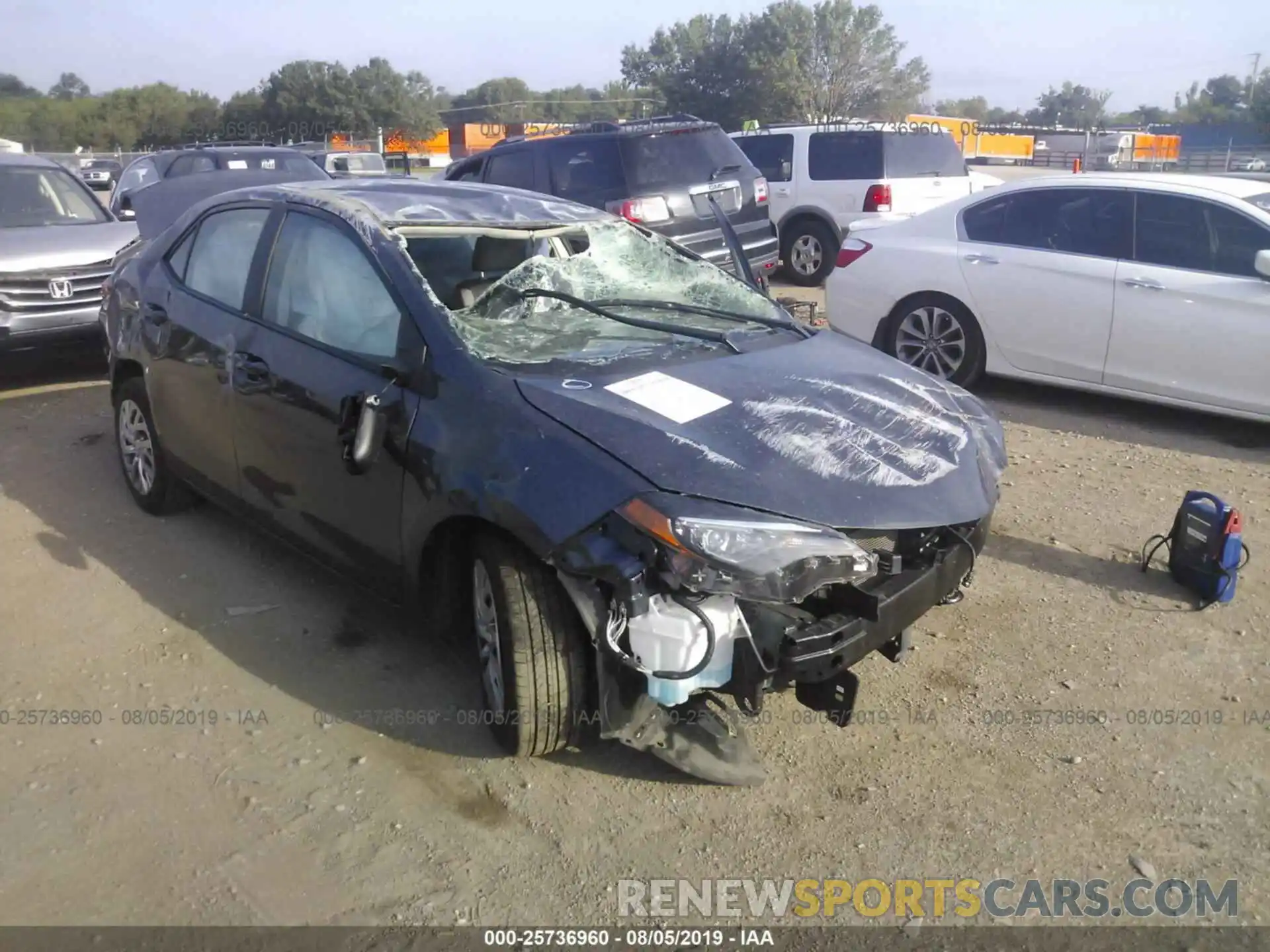 1 Photograph of a damaged car 2T1BURHEXKC153284 TOYOTA COROLLA 2019