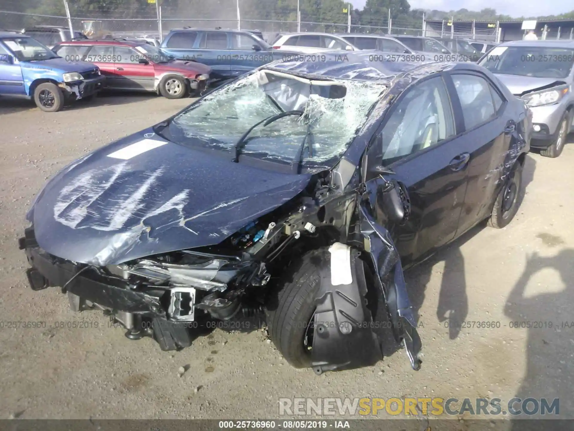 6 Photograph of a damaged car 2T1BURHEXKC153284 TOYOTA COROLLA 2019