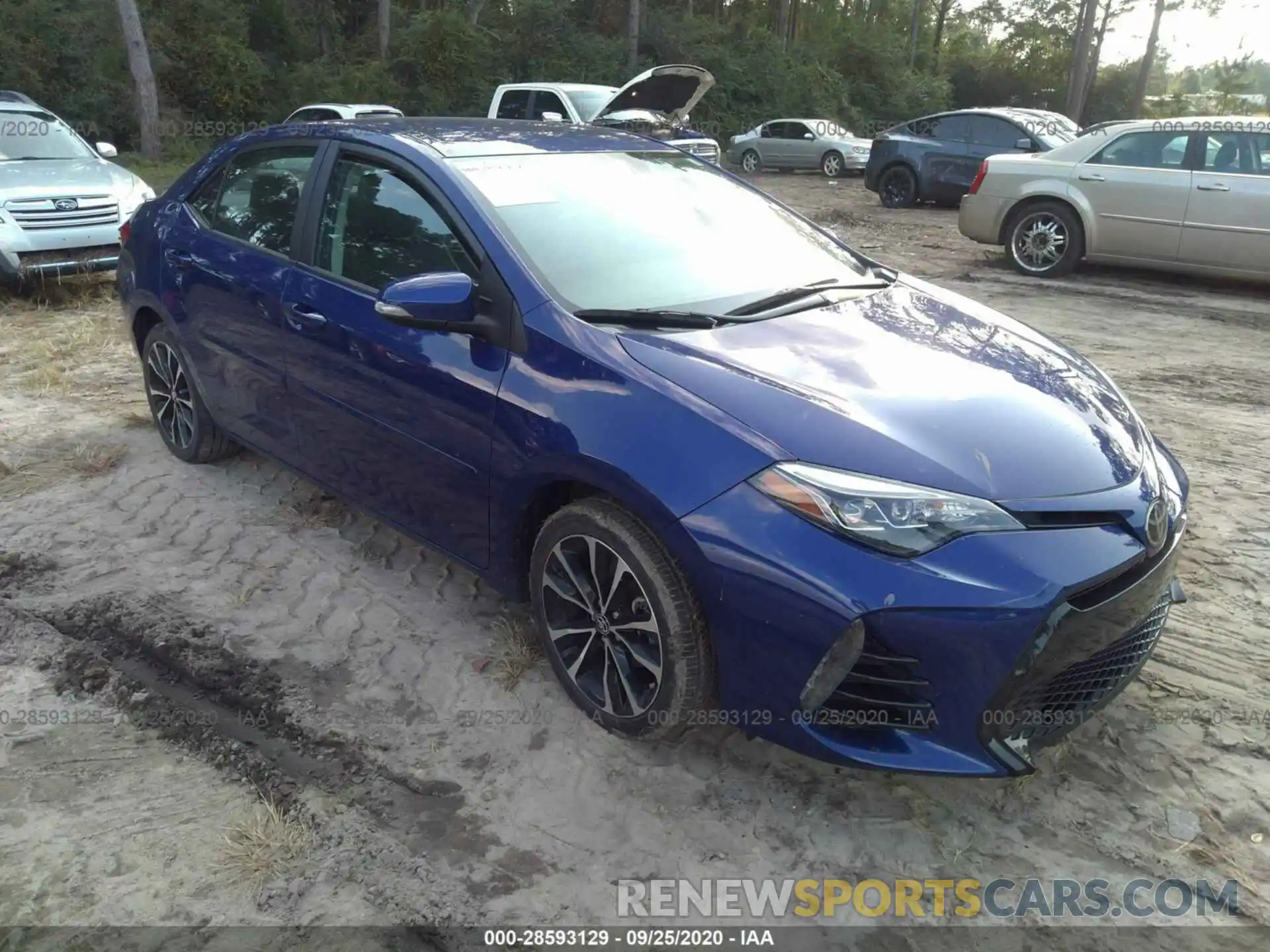 1 Photograph of a damaged car 2T1BURHEXKC156749 TOYOTA COROLLA 2019