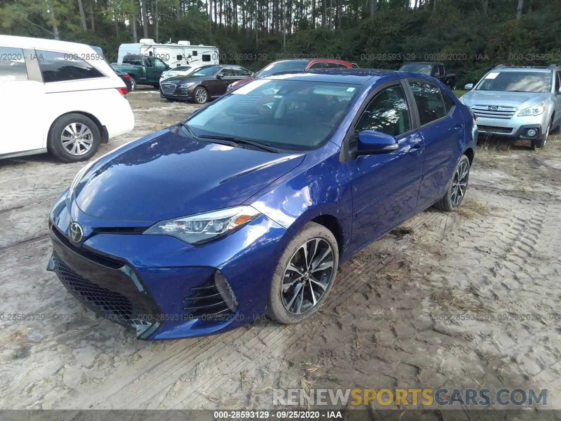 2 Photograph of a damaged car 2T1BURHEXKC156749 TOYOTA COROLLA 2019