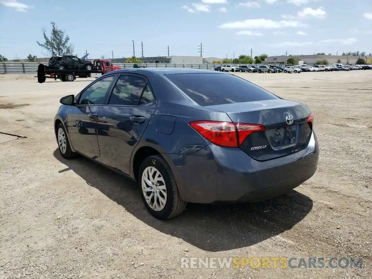 3 Photograph of a damaged car 2T1BURHEXKC156928 TOYOTA COROLLA 2019