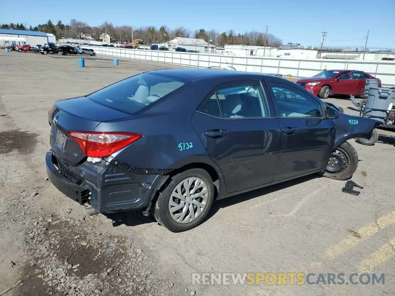 3 Photograph of a damaged car 2T1BURHEXKC161787 TOYOTA COROLLA 2019