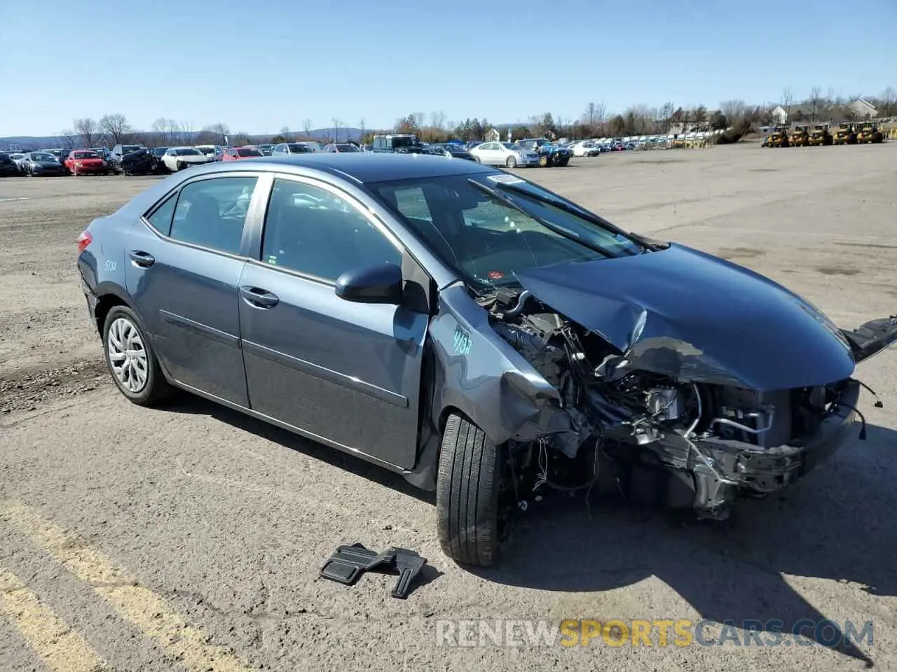4 Photograph of a damaged car 2T1BURHEXKC161787 TOYOTA COROLLA 2019