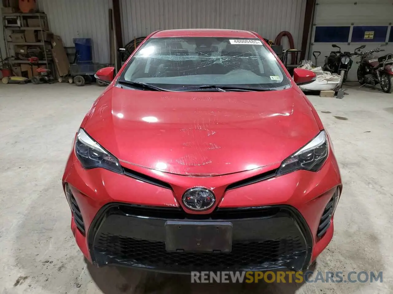 5 Photograph of a damaged car 2T1BURHEXKC162731 TOYOTA COROLLA 2019