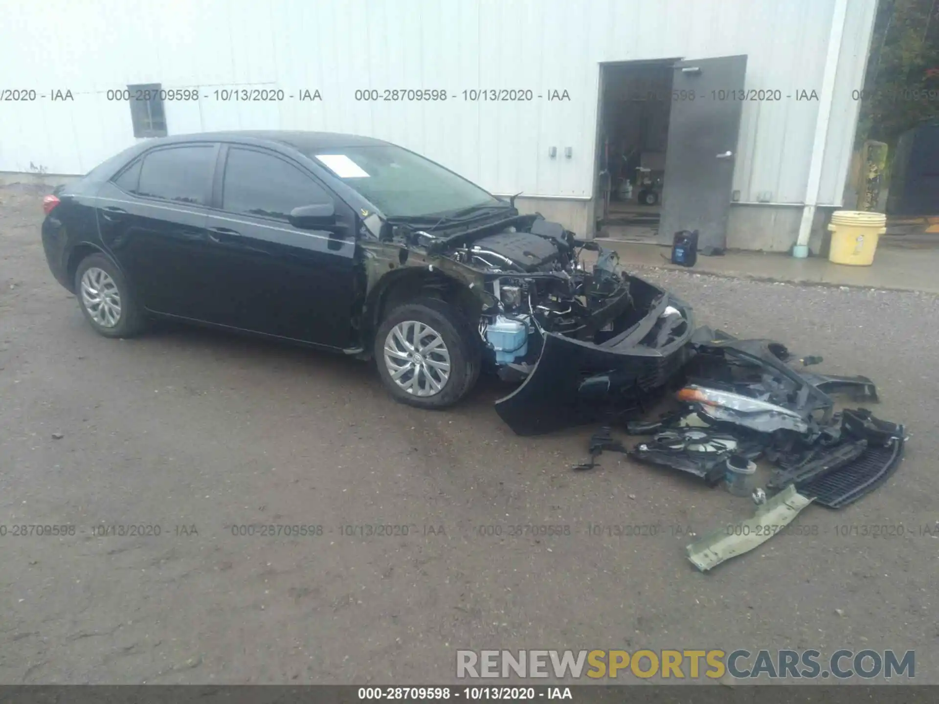 1 Photograph of a damaged car 2T1BURHEXKC165340 TOYOTA COROLLA 2019