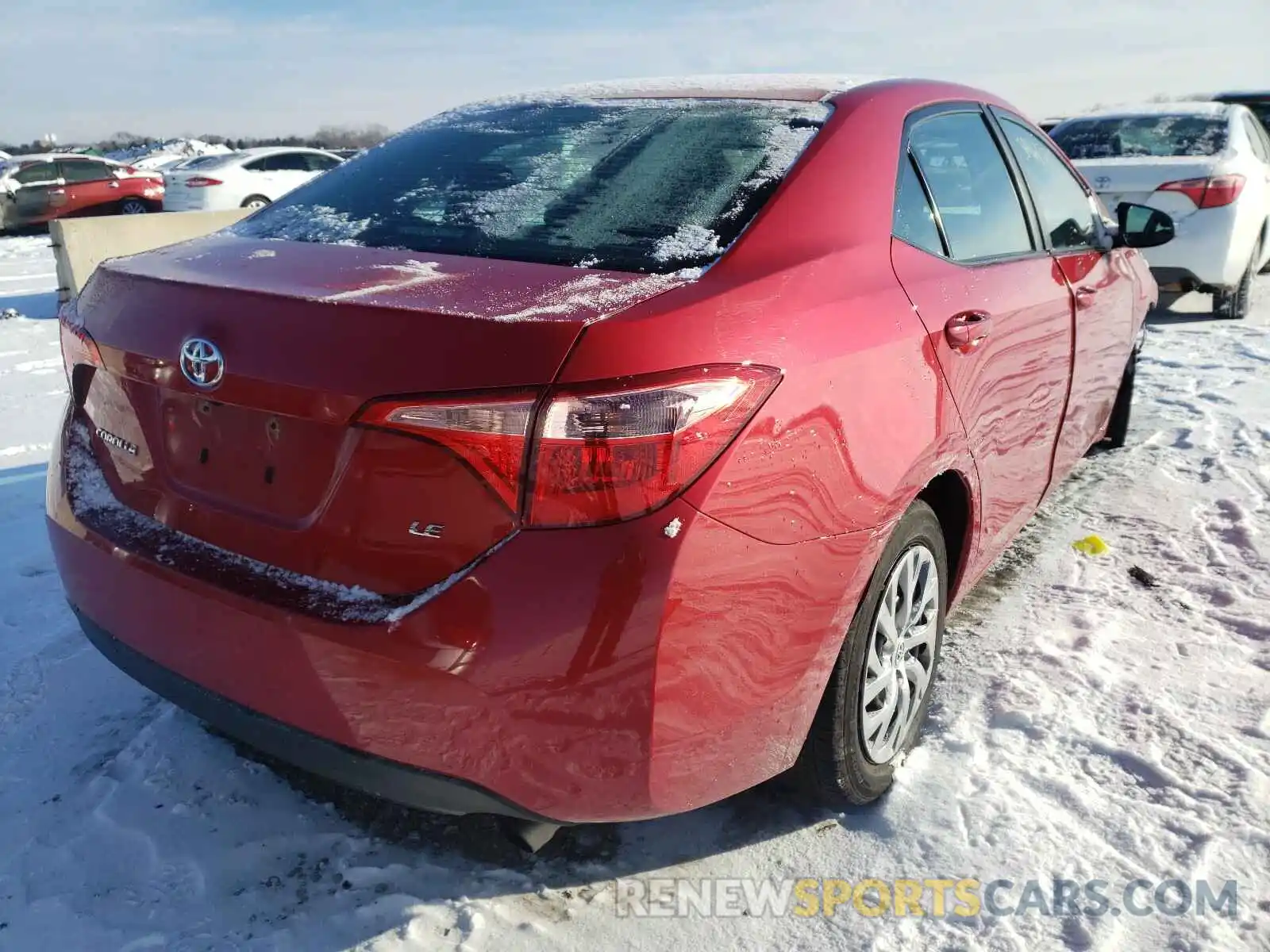 4 Photograph of a damaged car 2T1BURHEXKC168626 TOYOTA COROLLA 2019