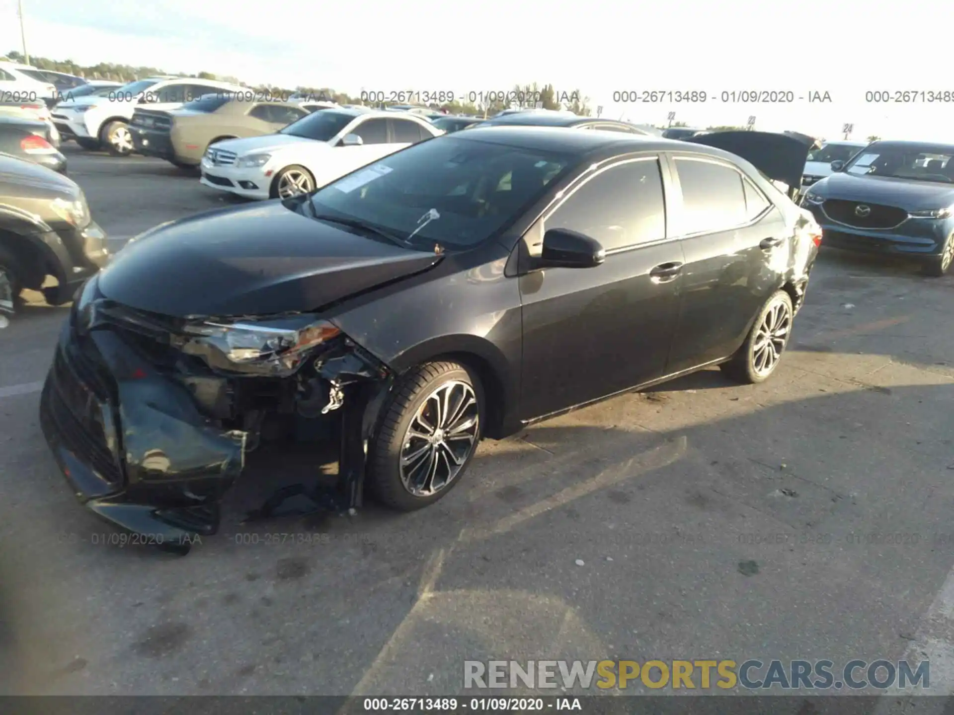 2 Photograph of a damaged car 2T1BURHEXKC169789 TOYOTA COROLLA 2019