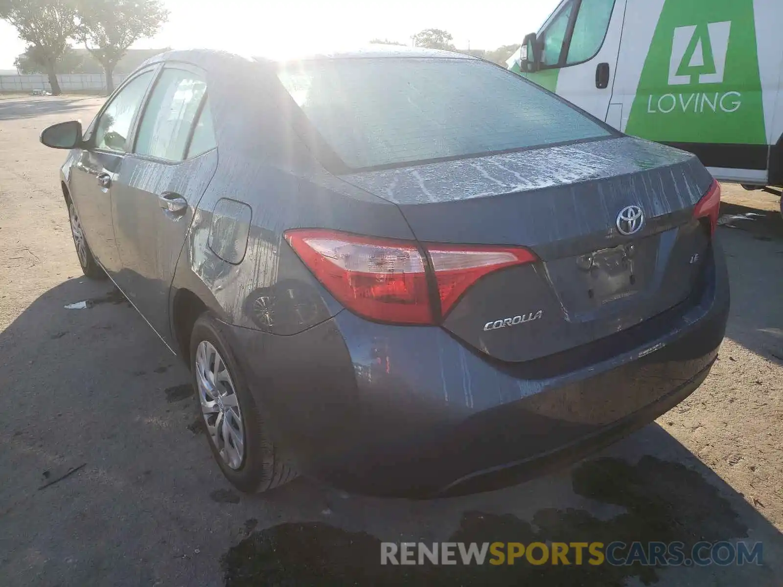 3 Photograph of a damaged car 2T1BURHEXKC172840 TOYOTA COROLLA 2019