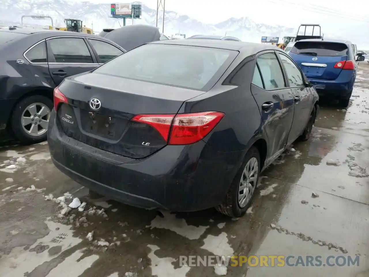 4 Photograph of a damaged car 2T1BURHEXKC173681 TOYOTA COROLLA 2019