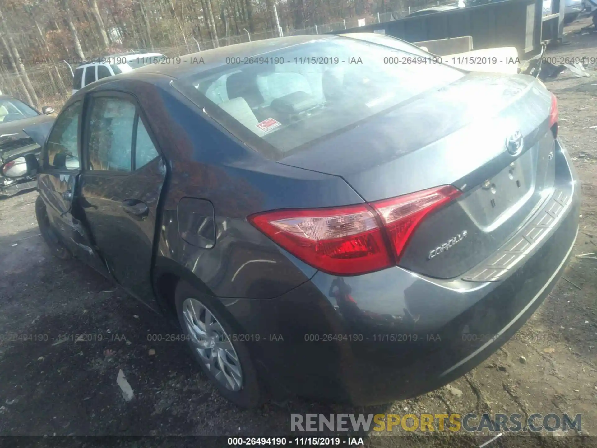 3 Photograph of a damaged car 2T1BURHEXKC177603 TOYOTA COROLLA 2019